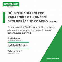 GARNEA a.s. zajišťuje navazující péči o zákazníky se stroji DEUTZ-FAHR, SAME a LAMBORGHINI