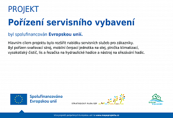 Vybavení střediska v Milovicích