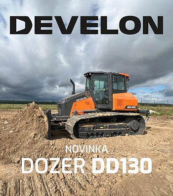 DEVELON uvádí na trh nový dozer DD 130
