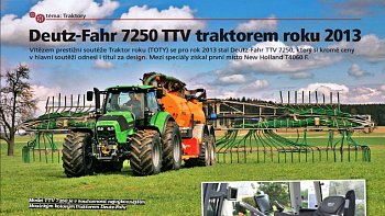 Deutz-Fahr 7250 TTV traktorem roku 2013