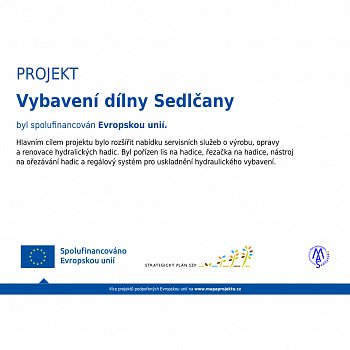 Vybavení střediska v Sedlčanech