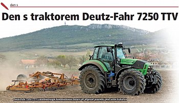 Den s traktorem DEUTZ-FAHR 7250 TTV