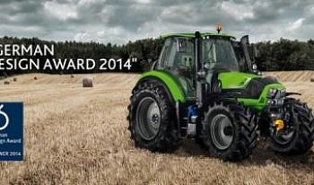 DEUTZ-FAHR  získal jako první výrobce traktorů jednu z nejvýznamnějších německých cen za design  pro novou řadu 6
