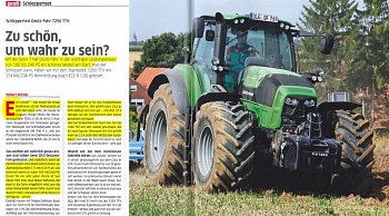 Profi – DLG PowerMix test traktoru Agrotron 7250 TTV